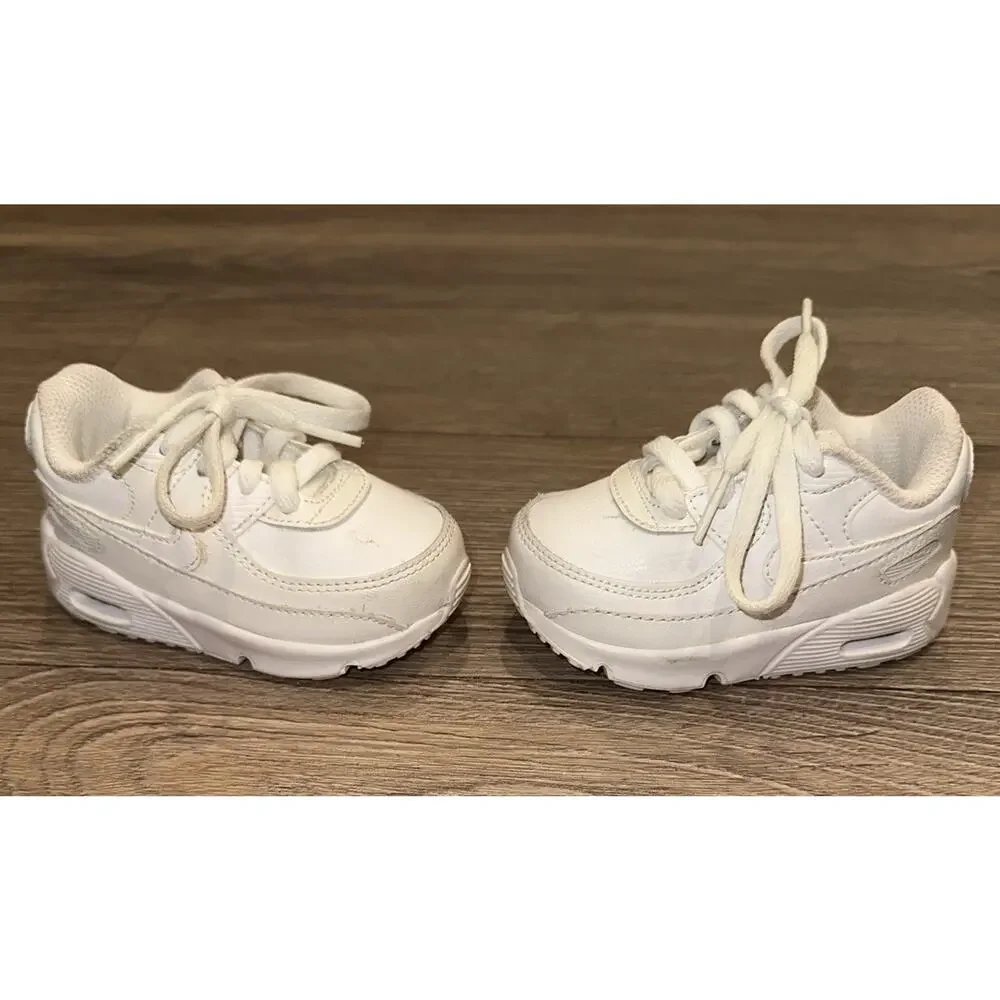 Nike Air Max 90 Shoes Toddler In White Size 4C US